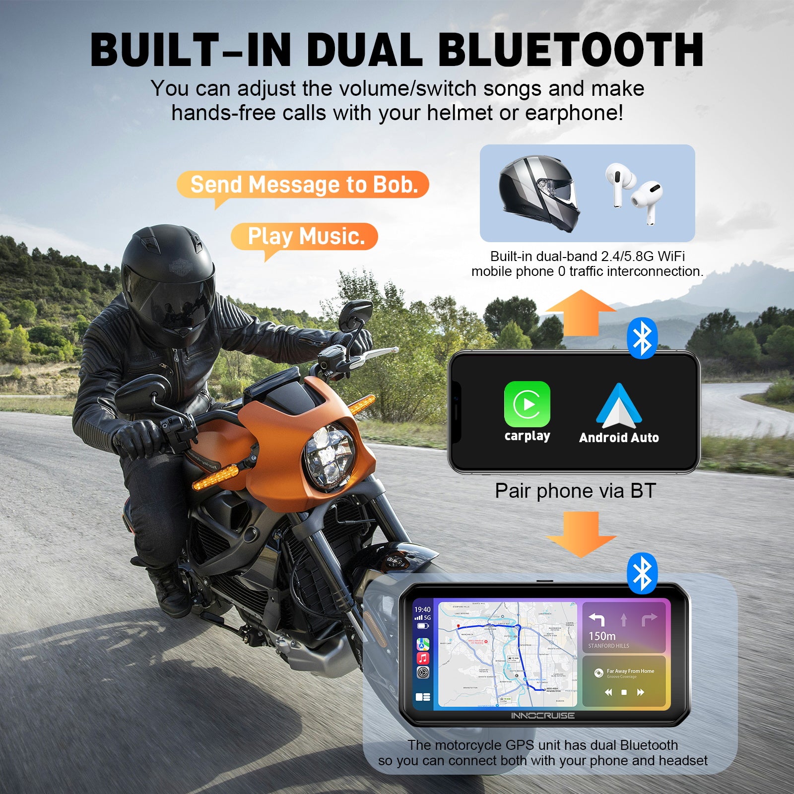 Innocruise Moto Audio Pro (6,25") 