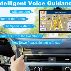 Innocruise X20 7-Zoll-GPS-Navigation mit FM-Transmitter, optionale globale Kartennavigation, mehrsprachige Einstellungen, MP3-Wiedergabe, Online-Kartenaktualisierungen, für Pkw/Transporter/Lkw