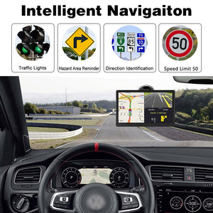 Innocruise X20 7-Zoll-GPS-Navigation mit FM-Transmitter, optionale globale Kartennavigation, mehrsprachige Einstellungen, MP3-Wiedergabe, Online-Kartenaktualisierungen, für Pkw/Transporter/Lkw