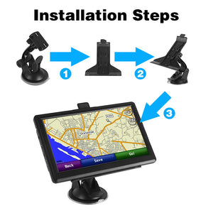 Innocruise X20 7-Zoll-GPS-Navigation mit FM-Transmitter, optionale globale Kartennavigation, mehrsprachige Einstellungen, MP3-Wiedergabe, Online-Kartenaktualisierungen, für Pkw/Transporter/Lkw