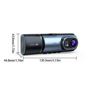 Innocruise Dashcam Auto Vorne Hinten 4K+ 1080P+ 1080P, Dashcam Autokamera 3,18